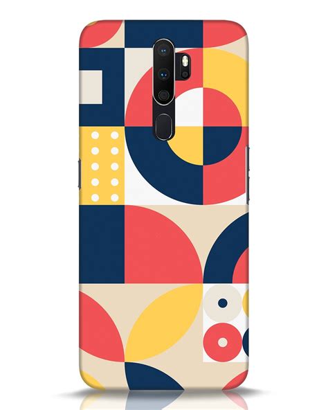 Buy Modern Geometry Designer Hard Cover For Oppo A5 2020 Online In