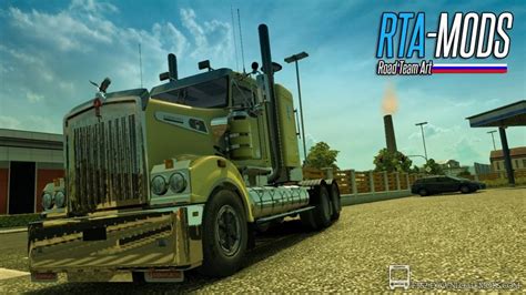 Мод на грузовик Kenworth t908 rta для Euro Truck Simulator 2