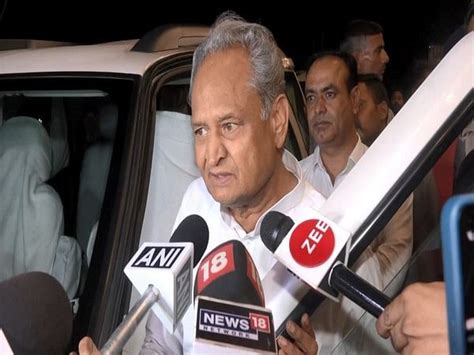 Internal Politics Goes On We Will Resolve It Ashok Gehlot On