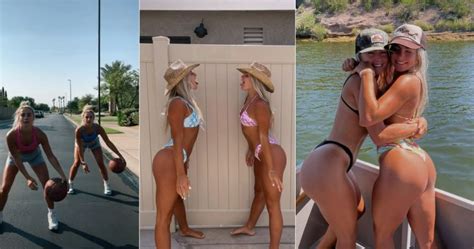 Miami Stars Haley And Hanna Cavinder Deliver Warning Photos Game