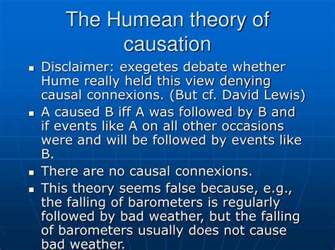 Ppt A Metaphysical Theory Of Causation Powerpoint Presentation Free