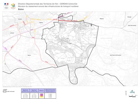 Bruit des infrastructures des transports terrestres - Cartes par