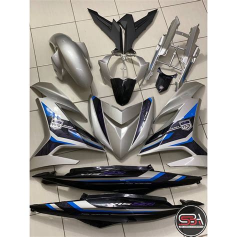 COVERSET SIAP TANAM Y15 Y15ZR YSUKU V1 V2 SILVER KILAT 2023 DESIGN