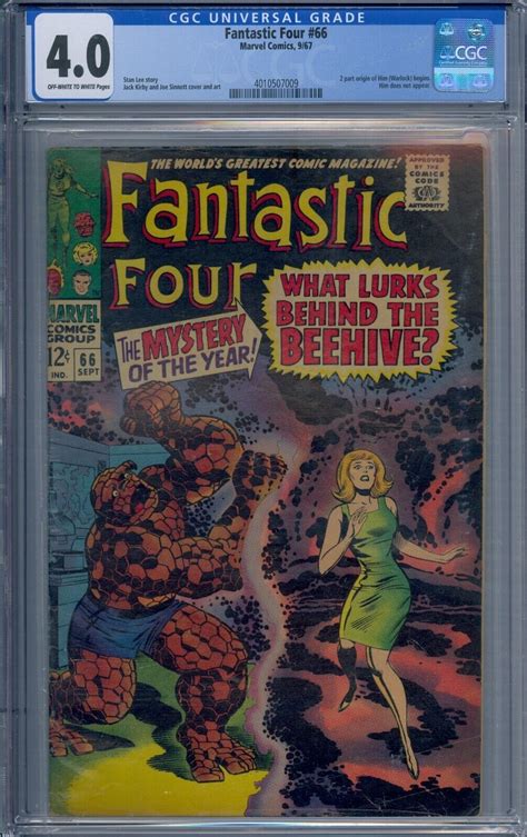 Fantastic Four Cgc Origin Him Warlock Begins Jack Kirby Comic