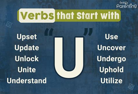 Verbs That Start With U In English With Meanings Examples