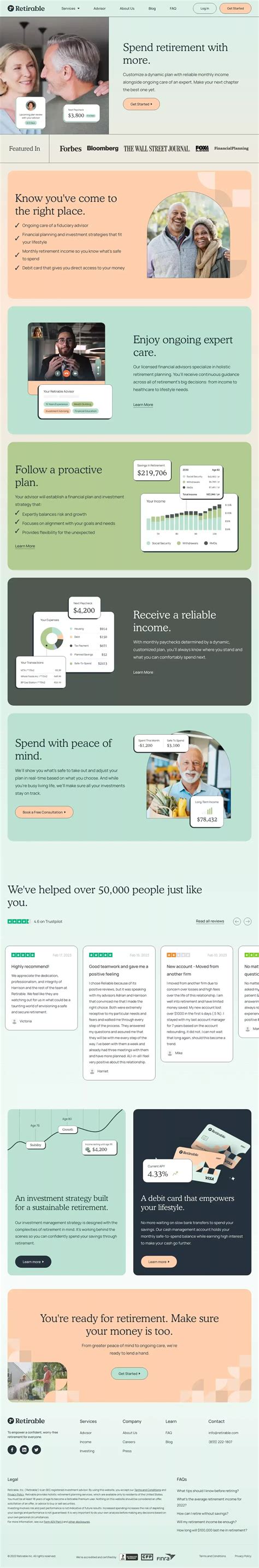 Spend Retirement With More Retirable On Landbook Get Inspired By