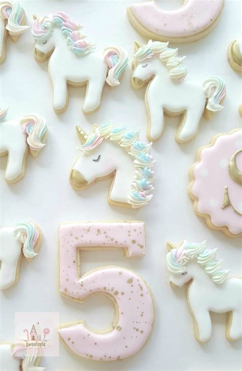 Video How To Decorate Simple Unicorn Cookies Sweetopia