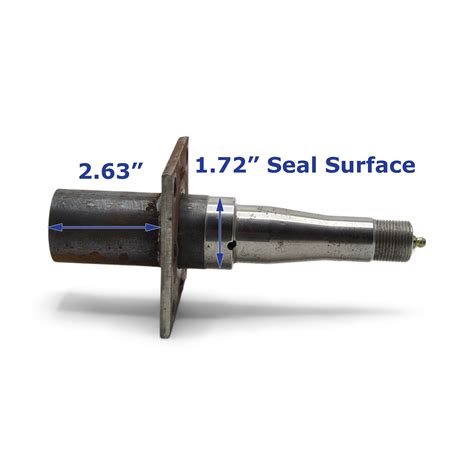 Trailer Spindle For Lb Axle Weld On Inch Round With