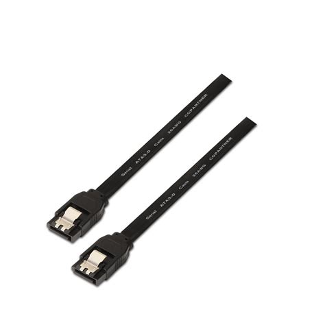 A Cable Sata Iii Datos G Con Anclajes Negro Metros