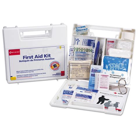 First Aid Only 62 Piece 10 Person Osha First Aid Kit Plastic