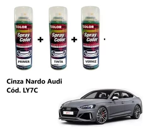 Tinta Spray Automotiva Nardo Gray Audi Primer Verniz Parcelamento