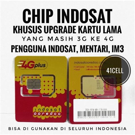 Kartu Ganti Indosat Upgrade 3G Ke 4G Lazada Indonesia