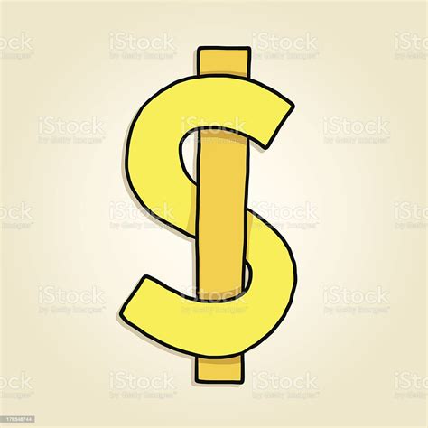 Golden Dollar Symbol Stock Illustration Download Image Now Art Art