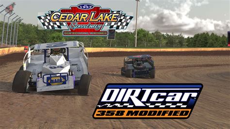 Iracing 358 Modifieds Cedar Lake Speedway Youtube