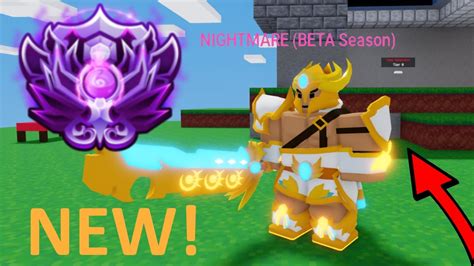 NEW NIGHTMARE RANK REWARDS UPDATE Roblox BedWars YouTube