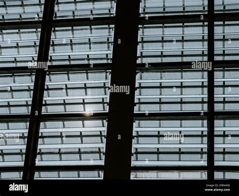 Details of Beijing Daxing airport architecture Stock Photo - Alamy