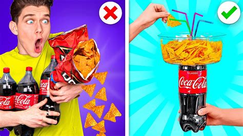 Trying 100 Food Hacks In 24 Hours Breaking Rules Facing Fears