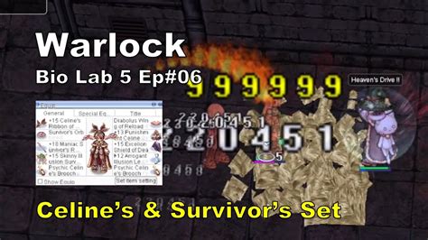 BB IRO Warlock Celine Set Survivor Set Bio Lab 5 Ep 06 IRO