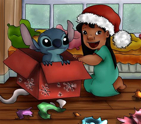 Merry Christmas From Lilo And Stitch By Bonnieboo0 On Deviantart