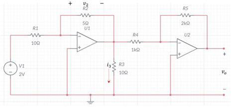 Solved Solve Using Multisim Live Use The 3 Terminal Opamp