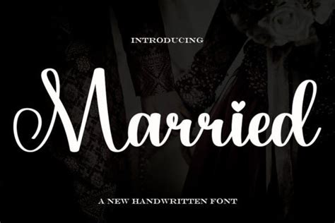 Married Font By Putrasyahreza00 · Creative Fabrica