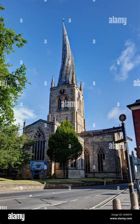 The Parish Church Of St Mary And All Saints Chesterfield With Its