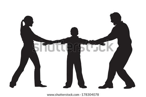 Custody Battle Stock Vector (Royalty Free) 178304078 | Shutterstock