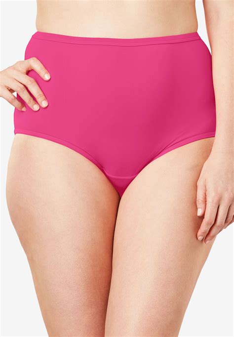 Stretch Microfiber Full Cut Brief By Comfort Choice® Plus Size Panties