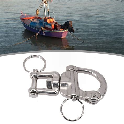 Easy Install Stainless Steel Jaw Swivel Snap Shackle For Boat Spinnaker