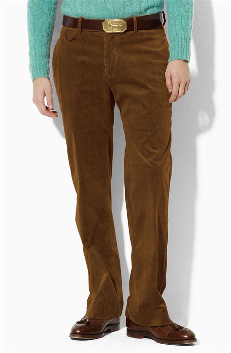 Polo Ralph Lauren Corduroy Pants In Brown For Men Country Brown Lyst