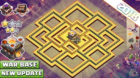 New Best Th War Base Coc Best Th Base Layout With Gear Ups