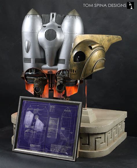 Rocketeer Movie Props Themed Display Tom Spina Designs Tom Spina