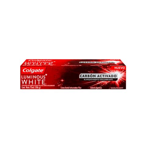 Pasta Dental Colgate Luminous White Carbon Activado Ml Farmacias