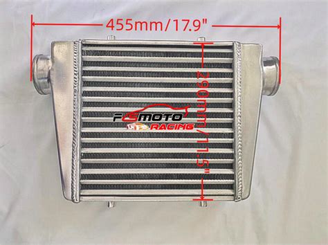 X Universal Front Mount Turbo Intercooler Fmic Aluminum