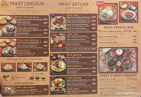 Selalu Diperbarui Menu Bebek Bkb Alam Sutera Tangerang