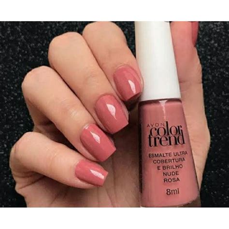 Esmalte Color Trend Nude Rosa Ml Avon Shopee Brasil