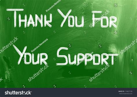 Thank You Your Support Concept Stock Illustration 174837158 Shutterstock