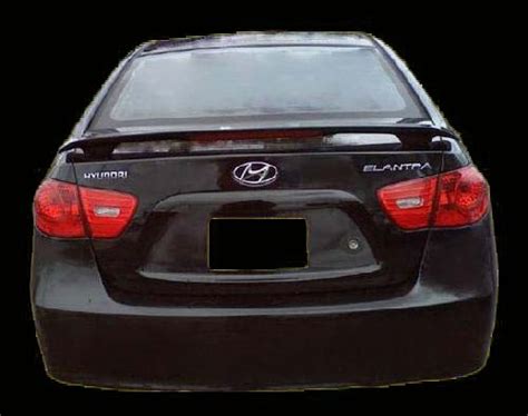 2007 2010 Hyundai Elantra Factory Style Rear Wing Spoiler W Light