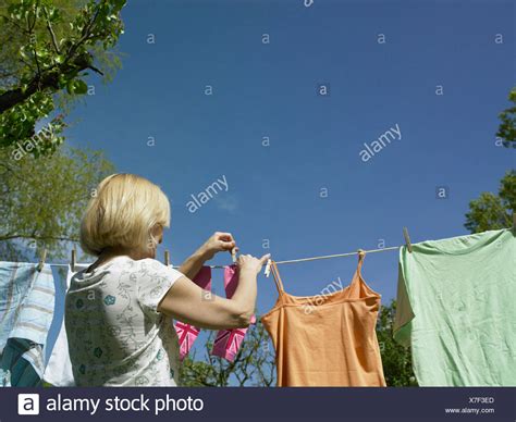 Hanging Clothes For Drying High Resolution Stock Photography and Images ...