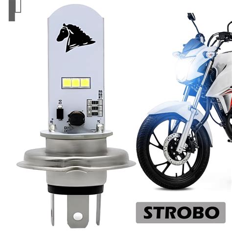 Lampada De Led Strobo H Moto Automotivo K Cavalinho Para Cg