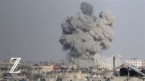 Israel Fliegt Luftangriffe Auf Rafah In Gaza Kurz Nach