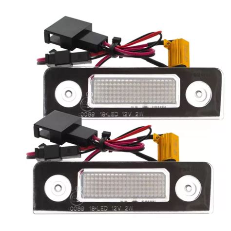 Kit D Clairage De Plaque D Immatriculation Led Autotune Pour Skoda