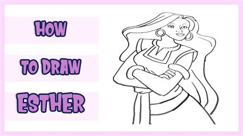 Learn Colorful Queen Esther L How To Draw Queen Esther Youtube