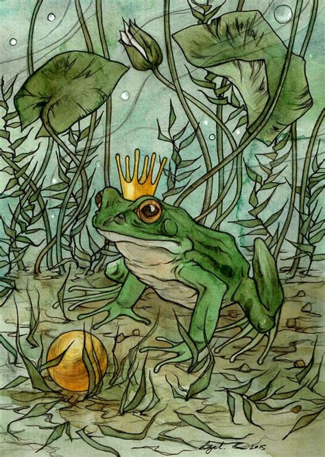 The Frog Prince By Liga Marta On Deviantart Frog Illustration Frog