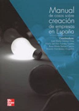 Comprar Manual De Casos Practicos Sobre Creacion De Empresas Y