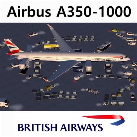 FSX British Airways Airbus A350 1000 AGS 5G FSX Jetliners