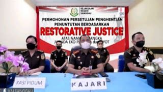 Kejari Sanggau Selesaikan Perkara Percobaan Pencurian Di PT SJAL