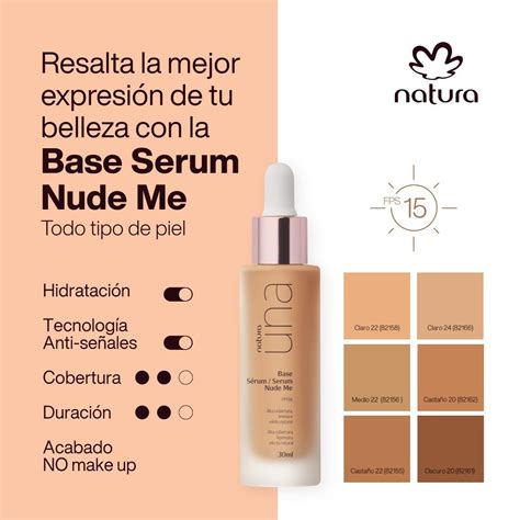 Base Serum Nude Me Natura Maquillaje Maquillaje Consejos De Maquillaje