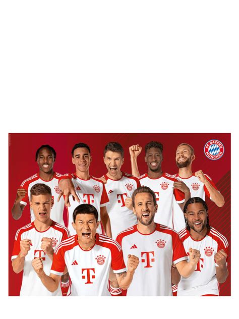 FC Bayern München Puzzle Team 2023 24 300 Teile Rot eBay