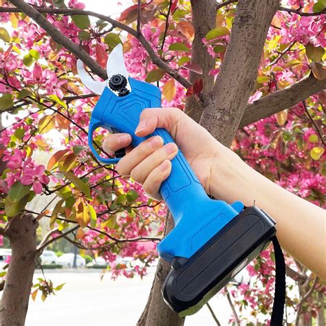 Outdoor Portable Electric Shears Mini V Li Battery Cordless Pruner In